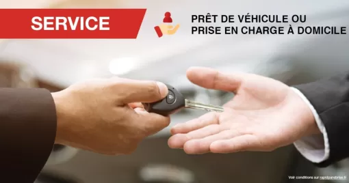 VÉHICULE DE PRÊT OU PRISE EN CHARGE À DOMICILE, Bergerac, Rapid Pare-Brise